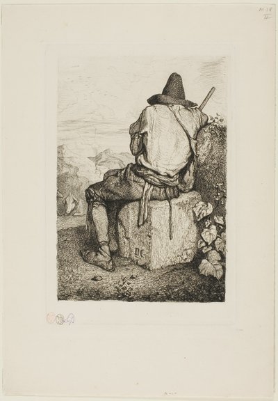 Svinehyrden af Alexandre Gabriel Decamps