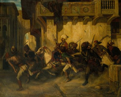 Den tyrkiske patrulje. af Alexandre Gabriel Decamps