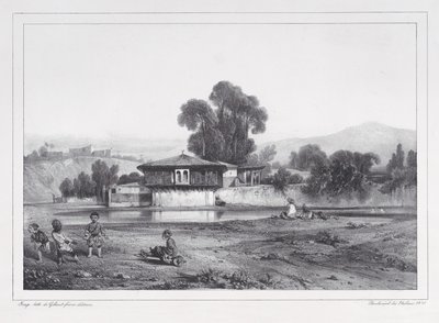 Tyrkisk barak, 1823-60. af Alexandre Gabriel Decamps