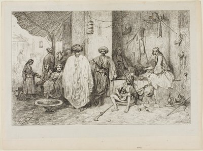 Tyrkisk vagthus af Alexandre Gabriel Decamps