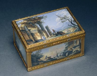 Rektangulær æske, ca. 1840-50 af Alexandre Leferre