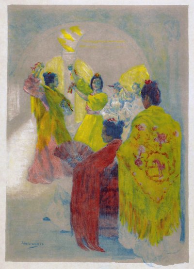 Flamencodans, Sevilla, Spanien. af Alexandre Lunois