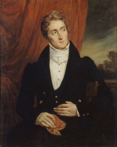 Portræt af Jean-Georges Farcy 1800-1830, 1829. af Alexandre Marie Colin