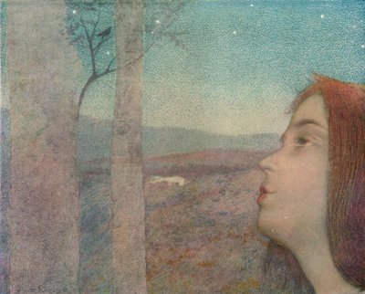 Fuglekaldet, c1908 af Alexandre de Riquer
