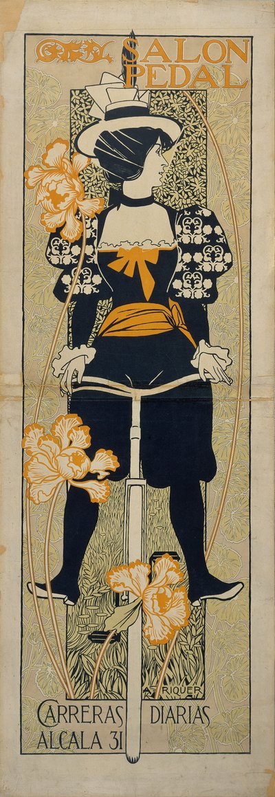 Salon pedal reklameplakat, 1897 af Alexandre de Riquer