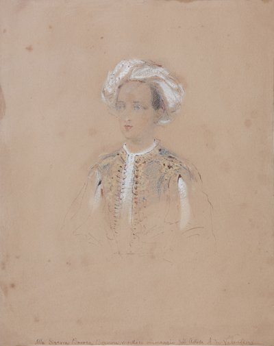 Portræt af storhertug Michael Nikolaevich af Rusland 1832-1909, 1830-1840