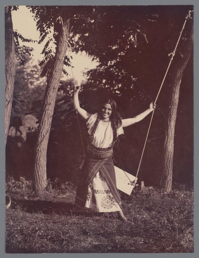 Portret van Didina Țiganca Didina (original titel) af Alexandru Bellu