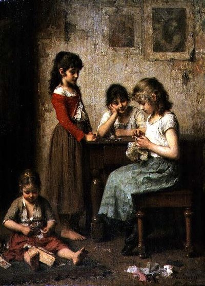 Den unge syerske af Alexei Alexevich Harlamoff