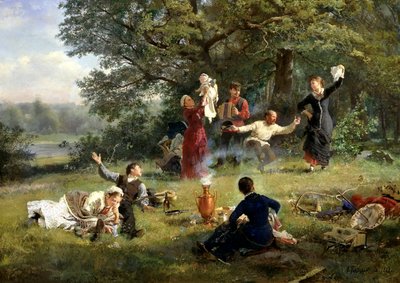 Sunday, 1884. dani af Alexei Ivanovich Korzukhin