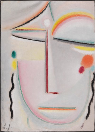 Abstrakt hoved: Oplysning II, 1919. af Alexei Javlensky von
