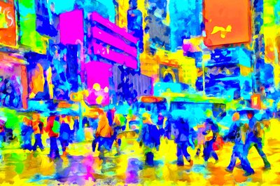 Direkte bevægelse, 2020 (blandede medier) af Alexei Makhov