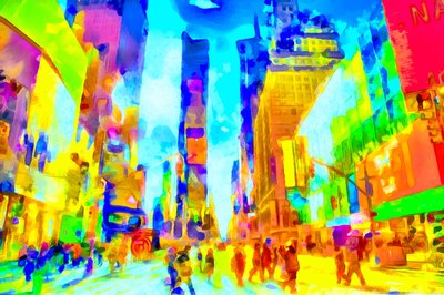 Flydende lys, 2020 (blandede medier) af Alexei Makhov