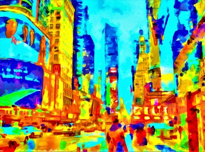 Spøgelsesagtigt landskab, 2020 (blandede medier) af Alexei Makhov