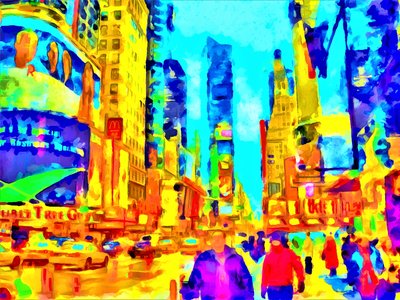 Lys og skygge, 2020 (blandede medier) af Alexei Makhov