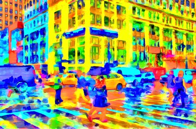 Regnvejrsdag, 2020 (blandede medier) af Alexei Makhov