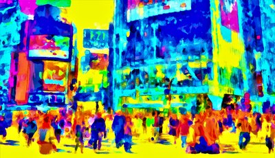 The Lodgers, 2020 (blandede medier) af Alexei Makhov