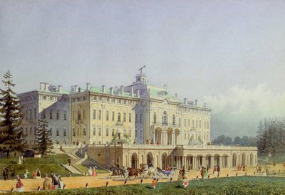 Konstantinpaladset i Strelna, 1847. af Alexei Maximovich Gornostayev