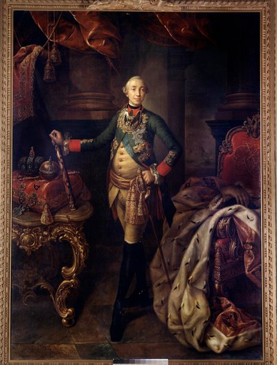 Portræt i foden af Peter III (1728-1762) Maleri af Aleksei Antropov (1716-1795) 1700-tallet. Sankt Petersborg. Eremitagemuseet af Alexei Petrovich Antropov