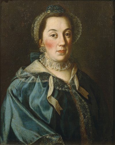 Portræt af grevinde Yelizaveta Franzevna Buturliina, 1763 af Alexei Petrovich Antropov