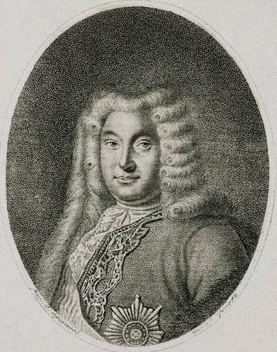 Portræt af vicekansler grev Andrey Ostermann 1687-1747, c1812. af Alexei Petrovich Grachev