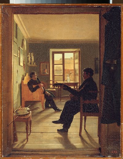 Latelier des freres Chernetsov (Chernetsov). Nikanor Grigorievich Chernetsoff (ved Chernetsov ved Chernitsy af Alexei Vasilievich Tyranov