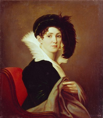Portræt af Maria Petrovna Buyalskaya, 1824 af Alexei Yegorovich Yegorov