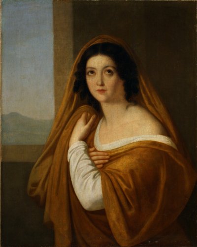 Portræt af prinsesse Yevdokia Avdotya Ivanovna Golitsyna, født Izmaylova 1794-1890, 1810