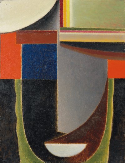 Abstrakt Hoved: Andante; Abstrakt hoved: Andante, 1933 af Alexej von Jawlensky