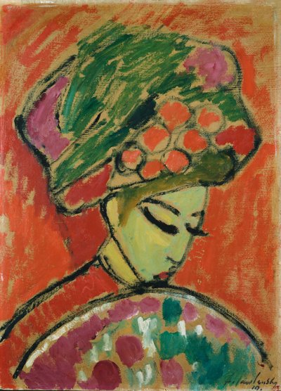 Pige i turban af Alexej von Jawlensky