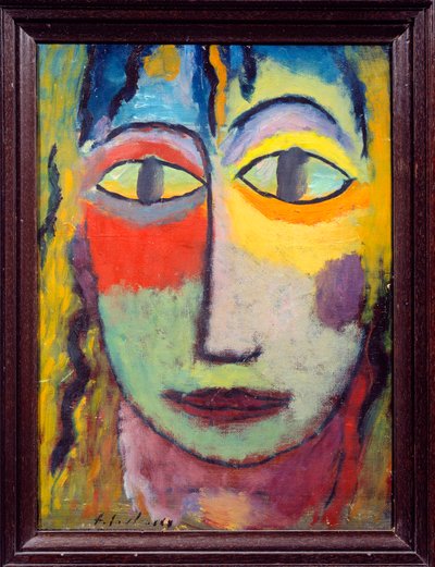Vandmand. Maleri af russeren Alexei von Javlensky (Alexi von Jawlensky, Alexej von Javlenski) (1864-1941), 20. århundrede. Lyon, Musee des Beaux Arts. af Alexej von Jawlensky