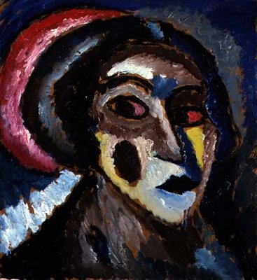 Portræt Klamm af Alexej von Jawlensky