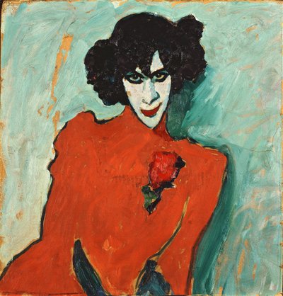 Portræt af Alexander Sakharoff af Alexej von Jawlensky