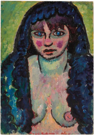 Portræt af en kvinde, ca. 1912 af Alexej von Jawlensky