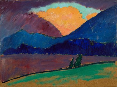 Sommeraften i Murnau af Alexej von Jawlensky