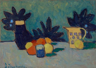 Stilleben med frugter af Alexej von Jawlensky