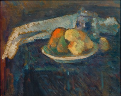 Stilleben med en serviet af Alexej von Jawlensky
