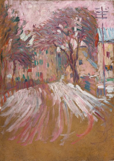 Vejen om vinteren af Alexej von Jawlensky