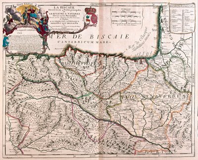 Biscaglia-bugten og Navarra, Spanien - af A af Alexis-Hubert Jaillot
