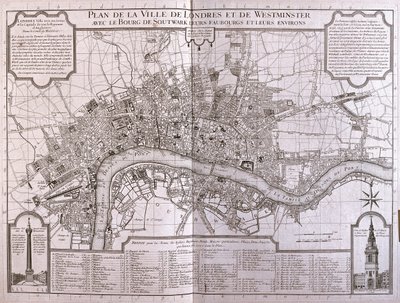 London og Westminster -England - af A af Alexis-Hubert Jaillot