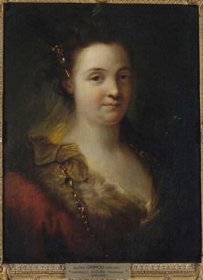 Mademoiselle Duclos, ca. 1700 (olie på lærred) af Alexis Grimoux