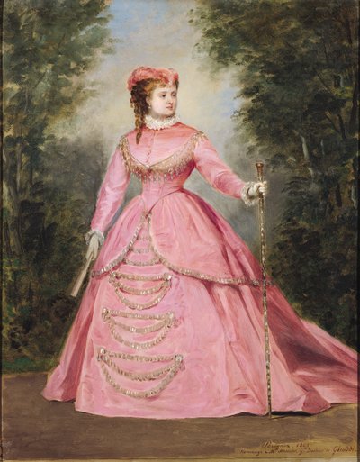 Hortense Schneider (1838-1920) 1868 af Alexis Joseph Perignon