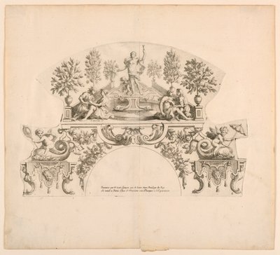 Vifteblade, ottende og niende plade af sættet, "Divers Desseins de grands Fans, Encrans, et autres Ornamens, invented et engraved by Nicolas Loire" af Alexis Loir