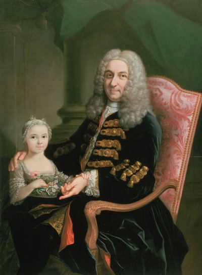 Dobbelt-portræt af Alexis Simon Belle