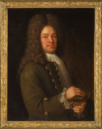 Portræt af Simon Harcourt, 1. Viscount Harcourt 1661-1727, første tredjedel af det 18. årh. af Alexis Simon Belle