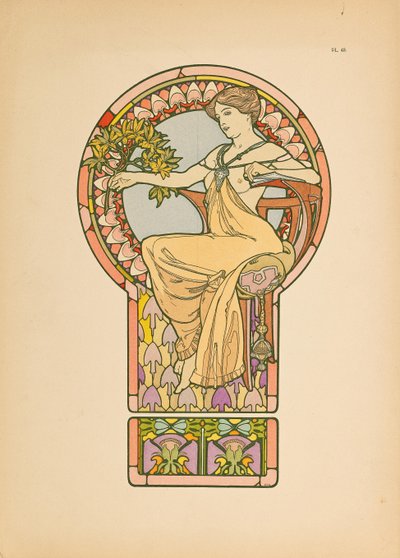 Dekorative dokumenter, 1902. af Alfons Marie Mucha