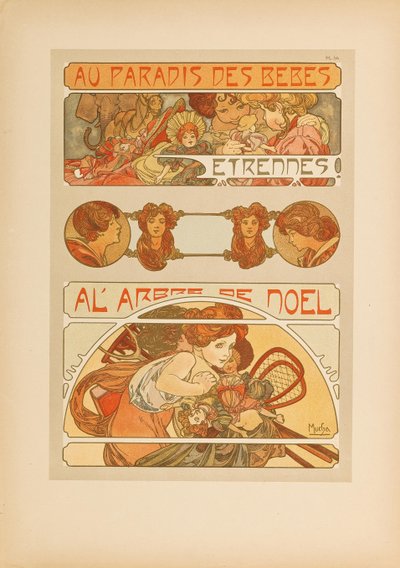 Dekorative dokumenter, 1902. af Alfons Marie Mucha