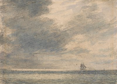 Aften til søs af Alfred Abram Constable