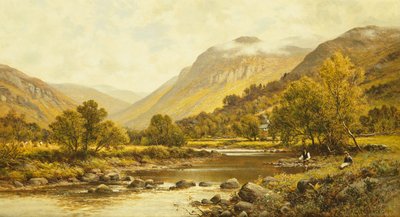 Borrowdale, Cumberland, 1896 af Alfred Augustus Glendening