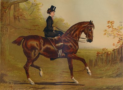 Going to Cover - Et portræt, c1879. af Alfred Chantrey Corbould