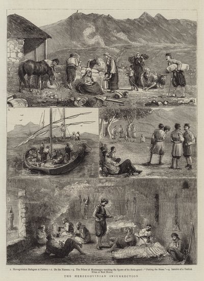 Det Herzegovinske oprør af Alfred Chantrey Corbould